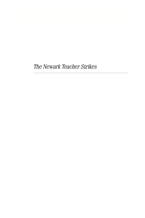 Cover image for book The Newark Teacher Strikes