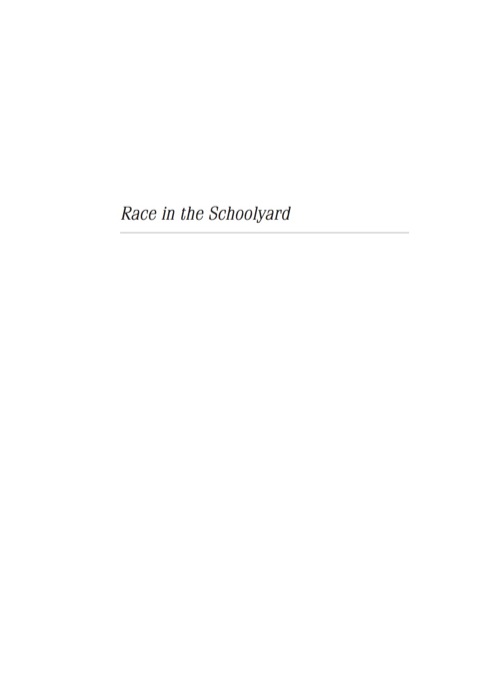 Cover image for book Race in the Schoolyard