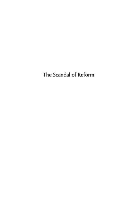 Cover image for book The Scandal of Reform