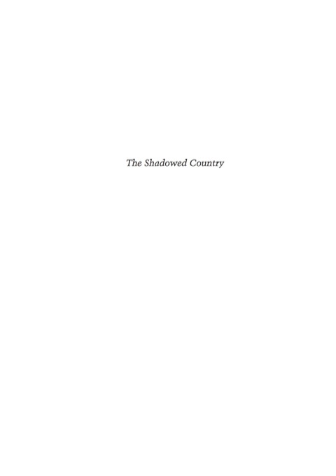 Cover image for book The Shadowed Country