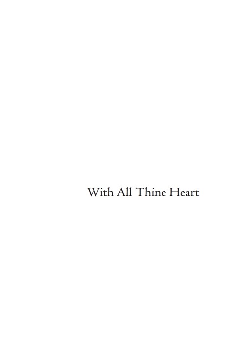 Cover image for book With All Thine Heart