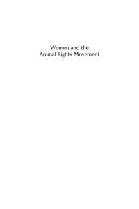 Cover image: Women and the Animal Rights Movement 9780813549675