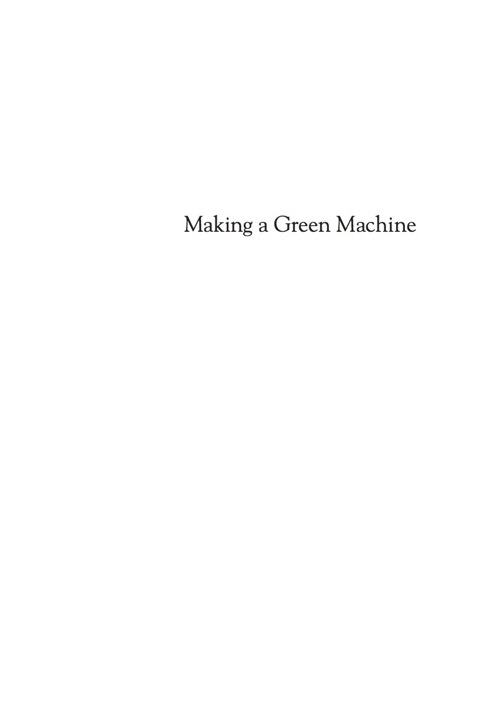 Cover image for book Making a Green Machine