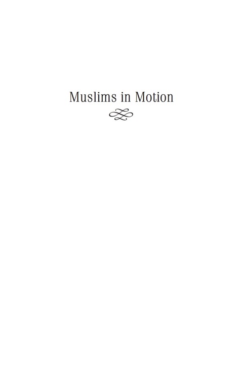 Cover image for book Muslims in Motion