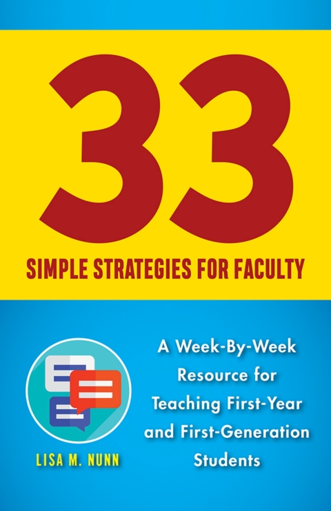 Cover image for book 33 Simple Strategies for Faculty