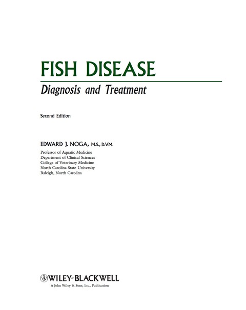 Cover image for book Fish Disease: Diagnosis and Treatment