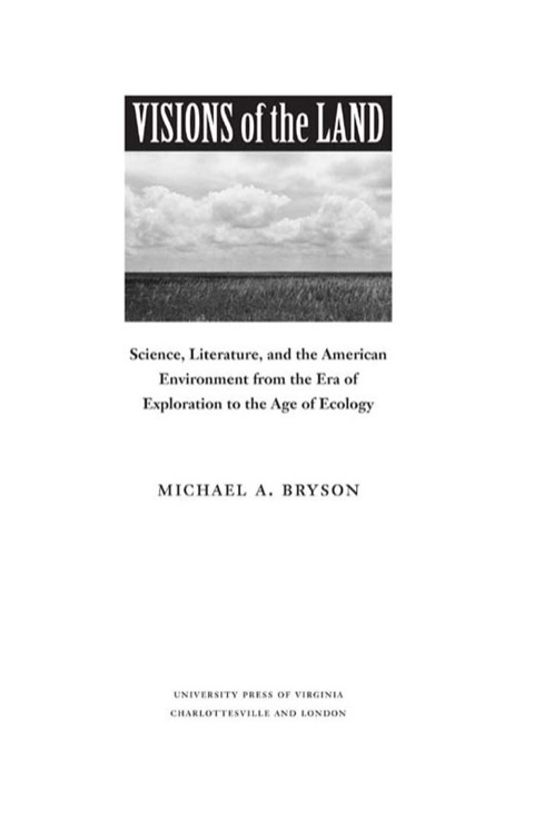 Cover image for book Visions of the Land