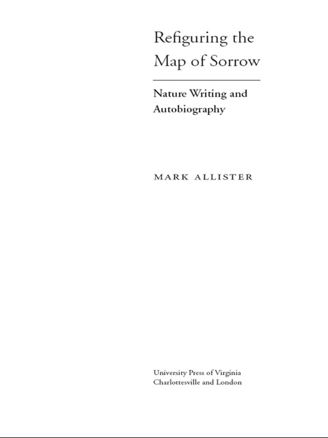 Cover image for book Refiguring the Map of Sorrow