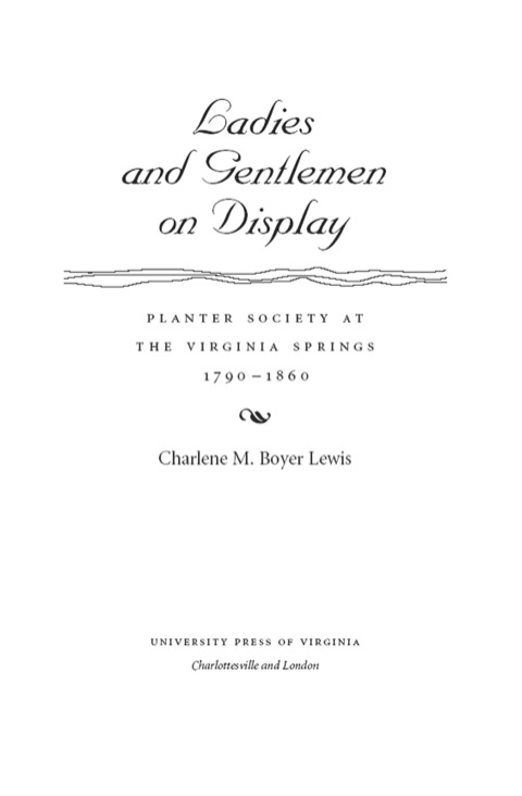 Cover image for book Ladies and Gentlemen on Display