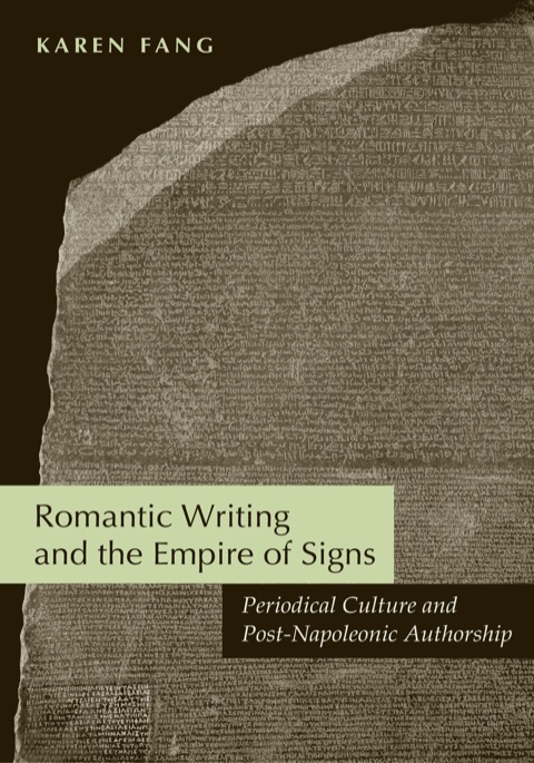 Cover image for book Romantic Writing and the Empire of Signs