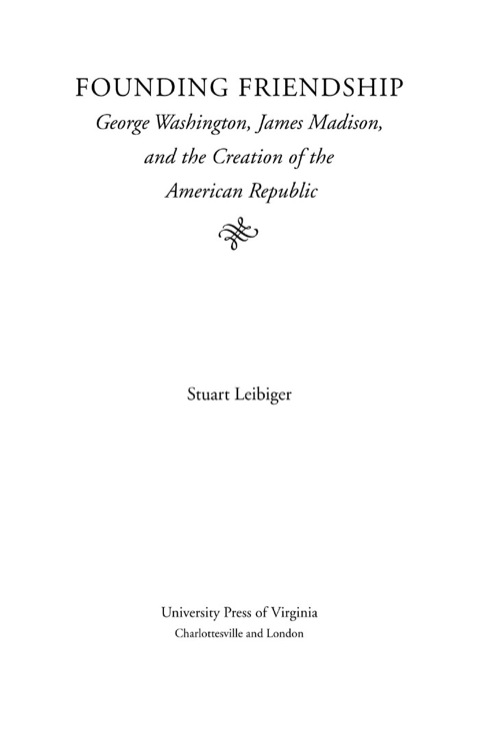 Cover image for book Founding Friendship