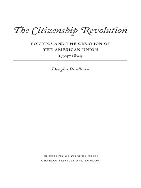 Cover image for book The Citizenship Revolution