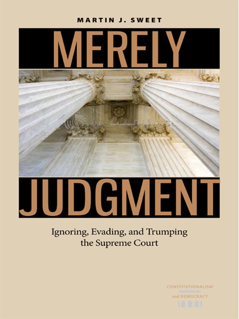 Cover image for book Merely Judgment