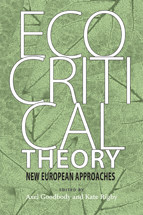 Cover image for book Ecocritical Theory