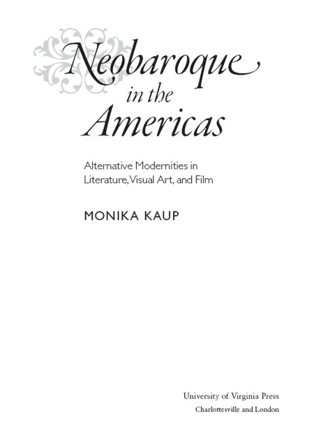 Cover image for book Neobaroque in the Americas