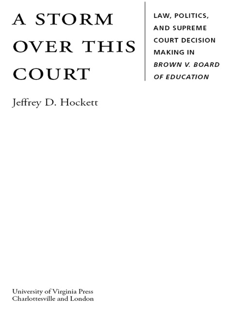 Cover image for book A Storm over This Court