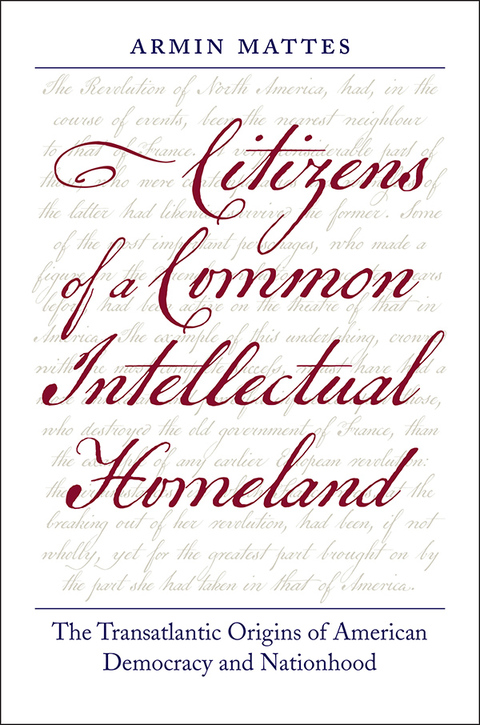 Cover image for book Citizens of a Common Intellectual Homeland