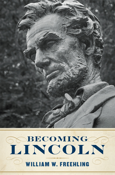 Cover image for book Becoming Lincoln