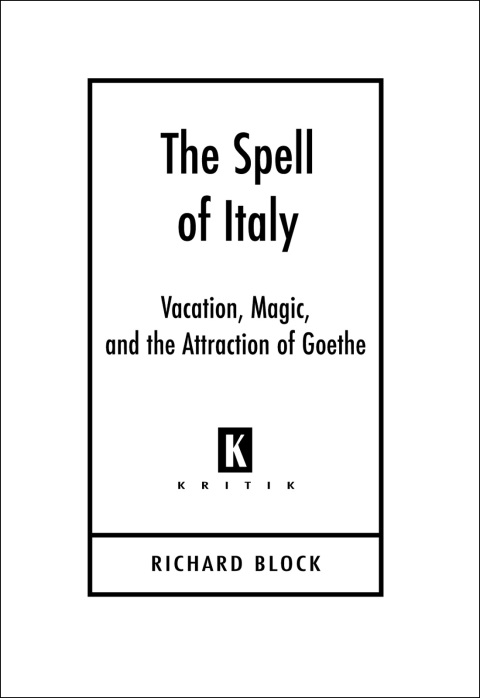 Cover image for book The Spell of Italy