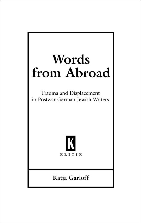 Cover image for book Words from Abroad