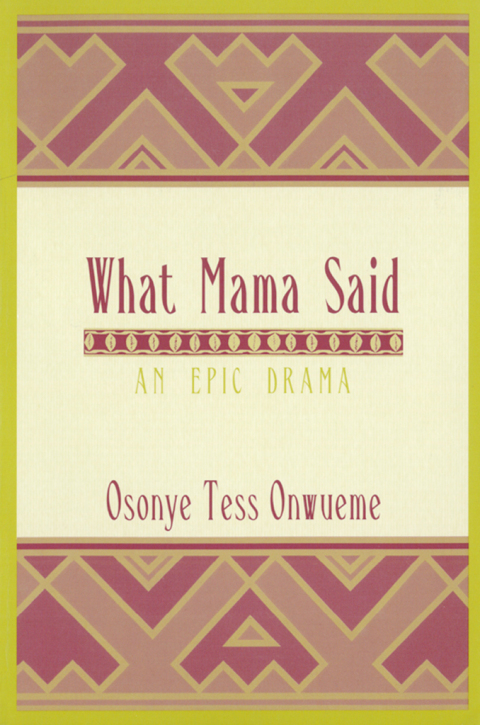 Cover image for book What Mama Said