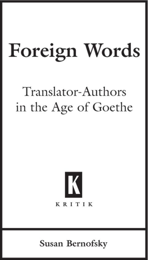 Cover image for book Foreign Words