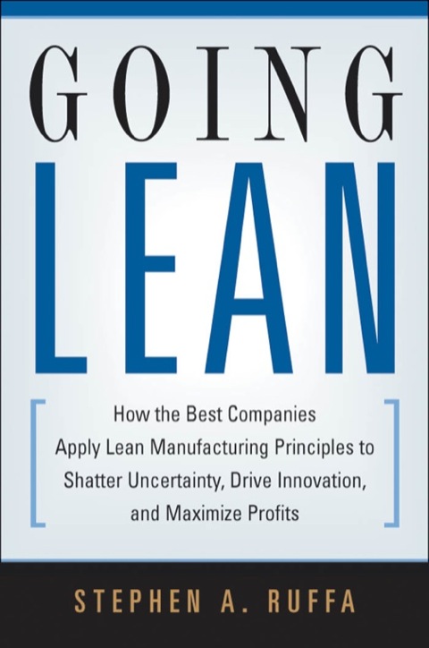 Cover image for book Going Lean