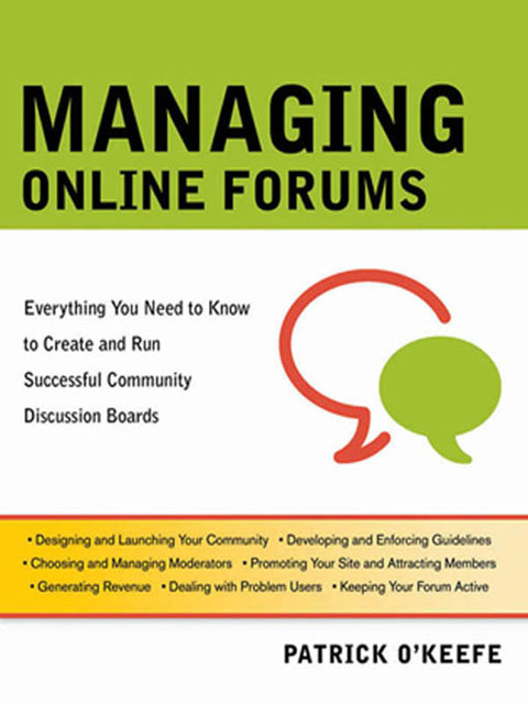 Cover image for book Managing Online Forums