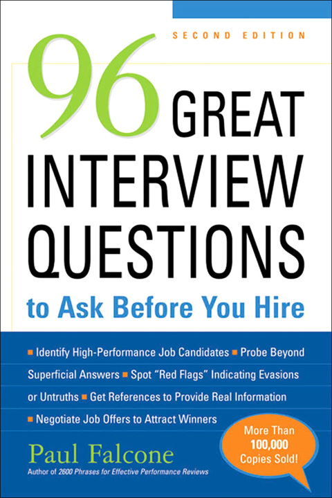 Cover image for book 96 Great Interview Questions to Ask Before You Hire
