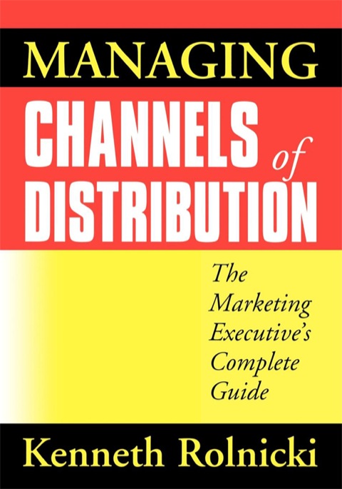Cover image for book Managing Channels of Distribution