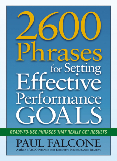 Cover image for book 2600 Phrases for Setting Effective Performance Goals