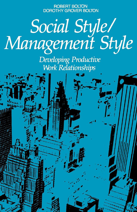 Cover image for book Social Style/Management Style