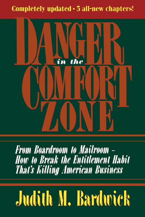 Cover image for book Danger in the Comfort Zone