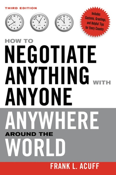 Cover image for book How to Negotiate Anything with Anyone Anywhere Around