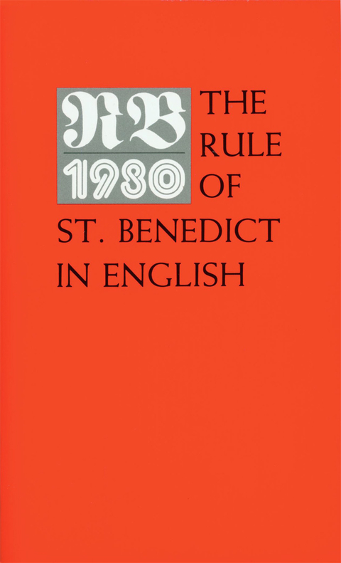 Cover image for book The Rule of St. Benedict in English