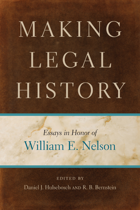 Cover image for book Making Legal History