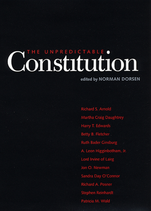 Cover image for book The Unpredictable Constitution