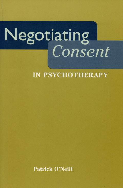 Cover image for book Negotiating Consent in Psychotherapy
