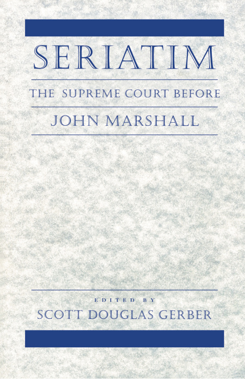 Cover image for book Seriatim