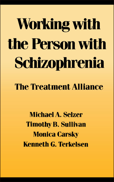 Cover image for book Working With the Person With Schizophrenia