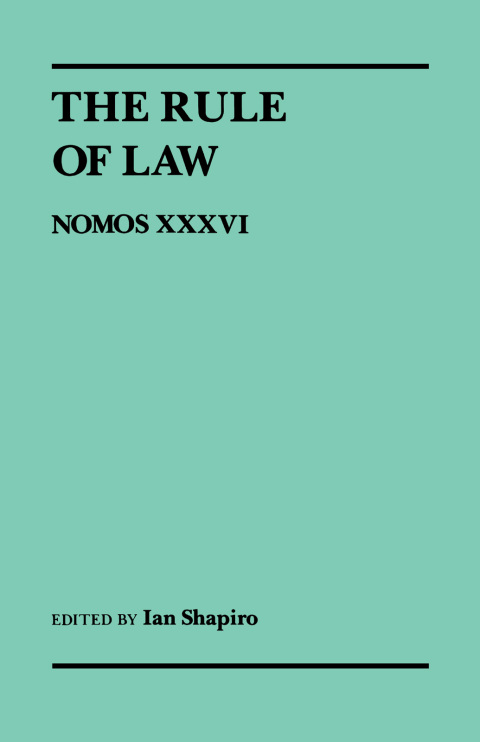 Cover image for book The Rule of Law
