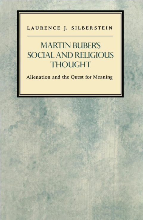 Cover image for book Martin Buber's Social and Religious Thought