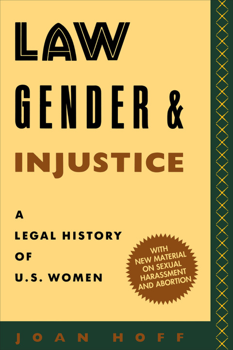 Cover image for book Law, Gender, and Injustice
