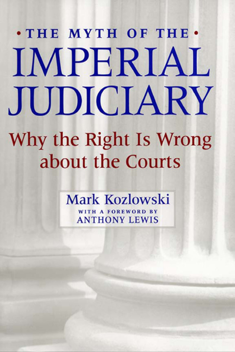 Cover image for book The Myth of the Imperial Judiciary