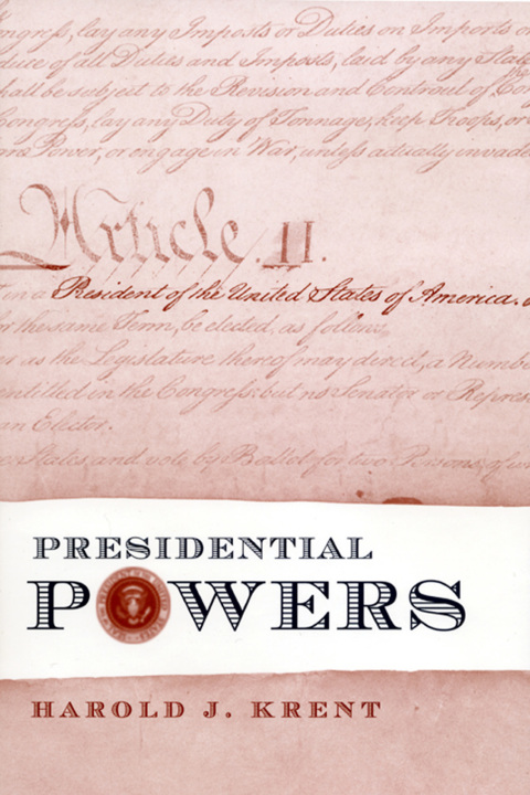 Cover image for book Presidential Powers