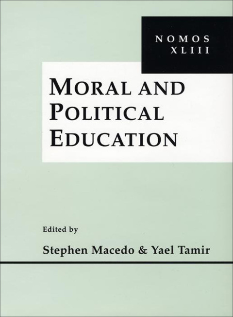 Cover image for book Moral and Political Education