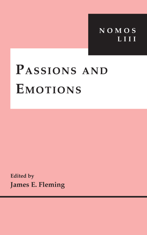 Cover image for book Passions and Emotions