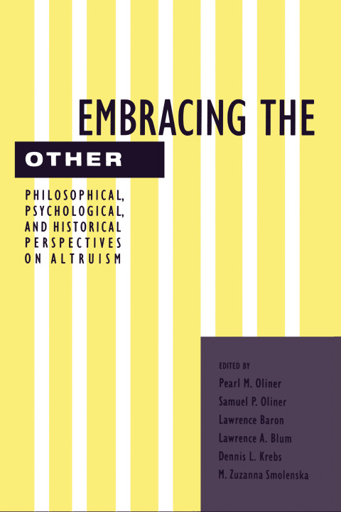 Cover image for book Embracing the Other
