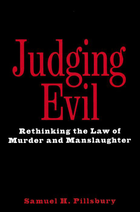 Cover image for book Judging Evil