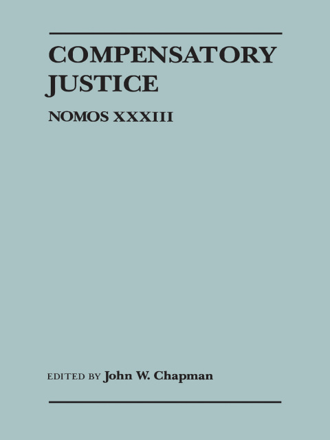Cover image for book Compensatory Justice